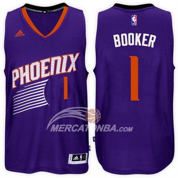 Maglia NBA Booker Phoenix Suns Purpura